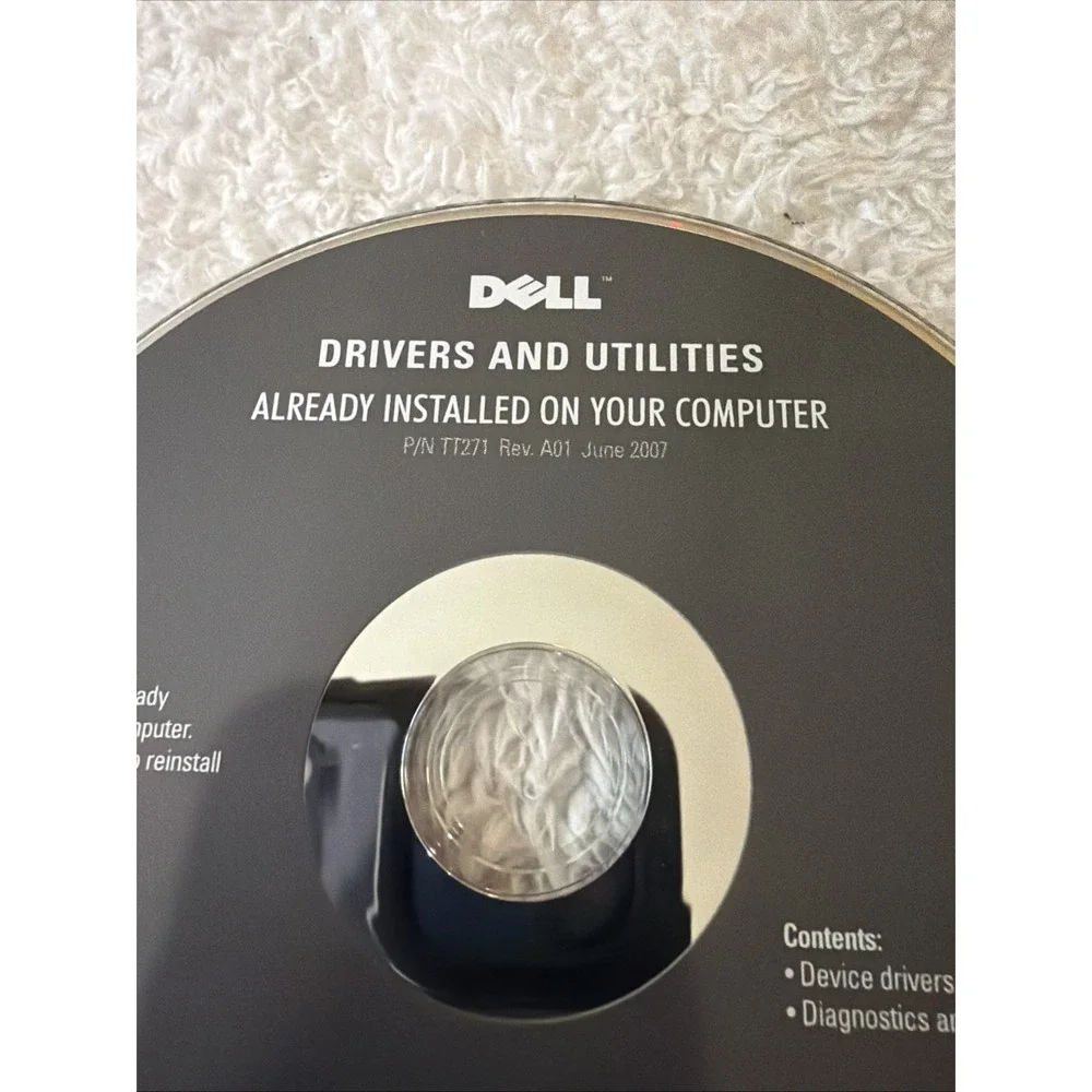Dell Drivers & Utilities Reinstalling Inspiron 531/531s Vtg PC CD ROM Software